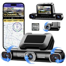AZDOME 4K 360° 4CH Dashcam 3"