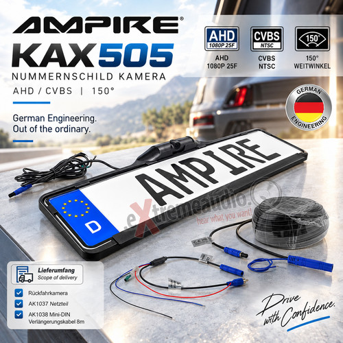 Ampire kax505 nummernschild - kax505,