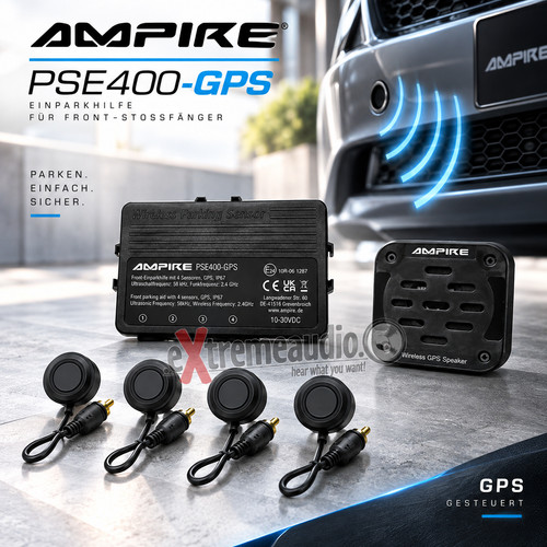 Ampire pse400 gps einparkhilfe - ampire, pse400-gps